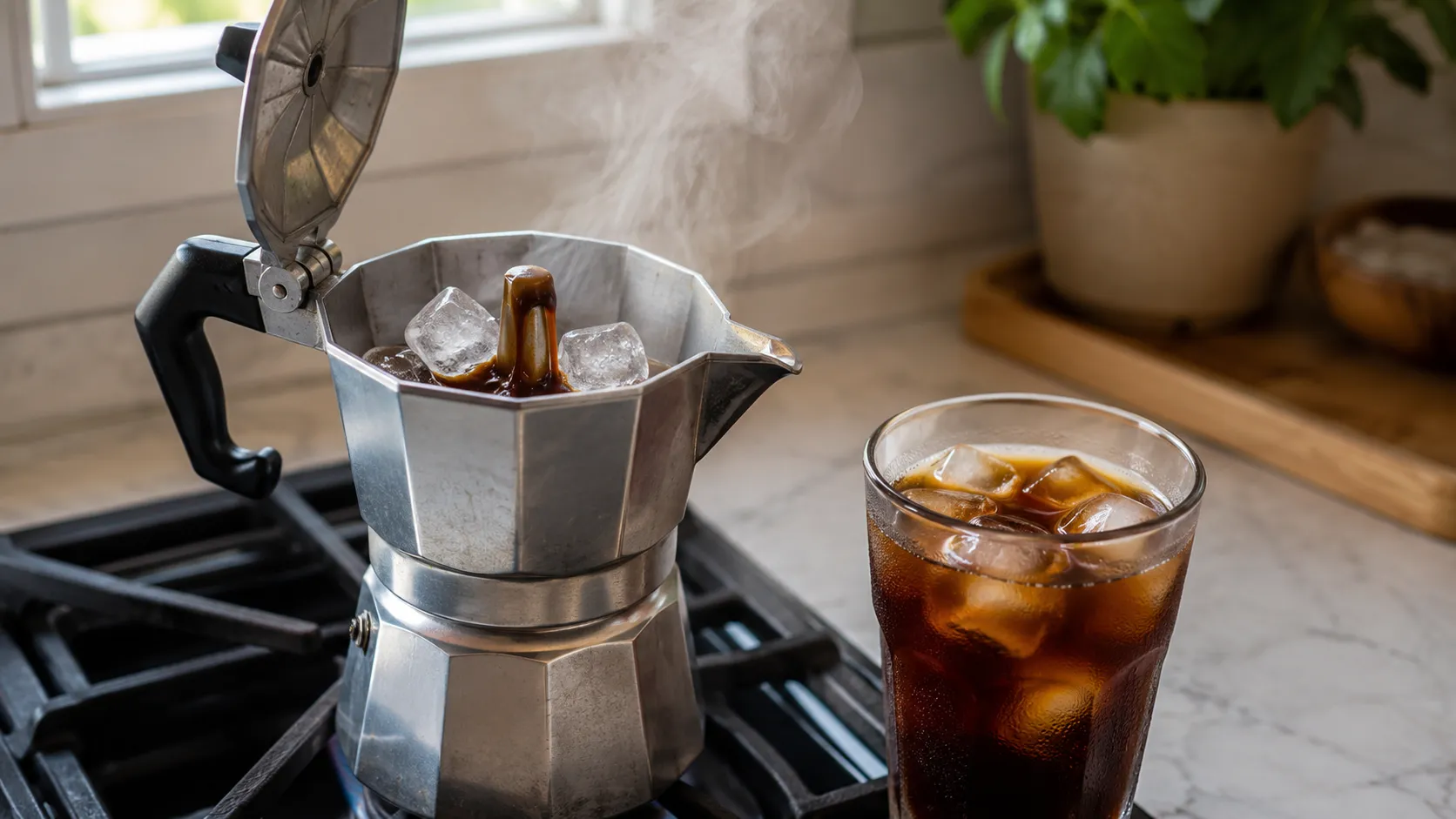 Moka Pot ile Buzlu Kahve Nasıl Yapılır?